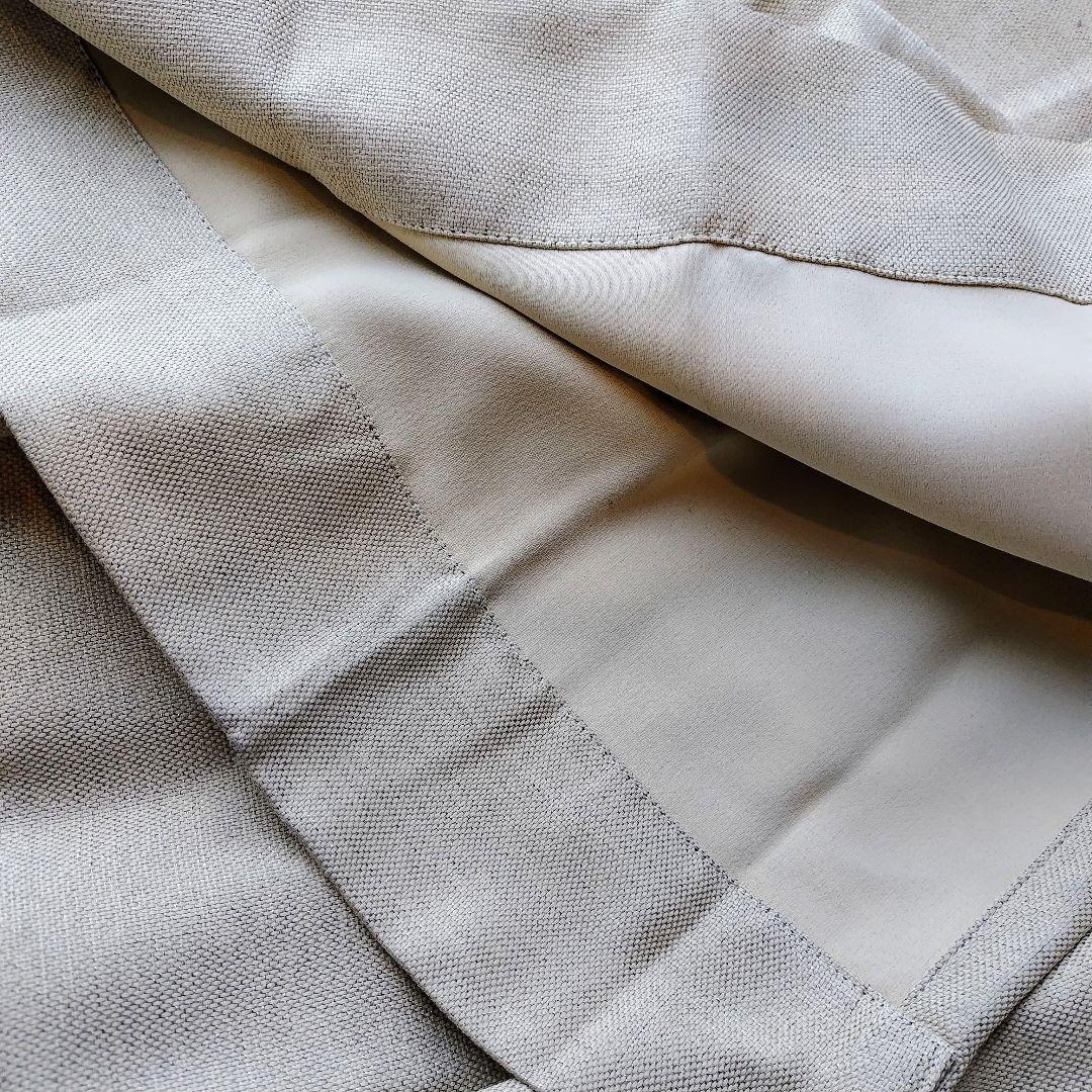 厚地カーテン＋ミラーレースカーテン4枚セット　１級遮光、防炎、遮音、形状記憶