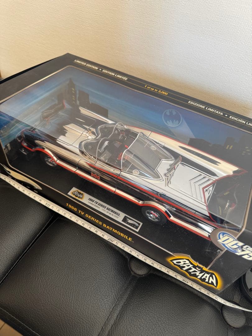 限定3000台　MATTEL 1/18 エリート バットモービル シルバーメッキ