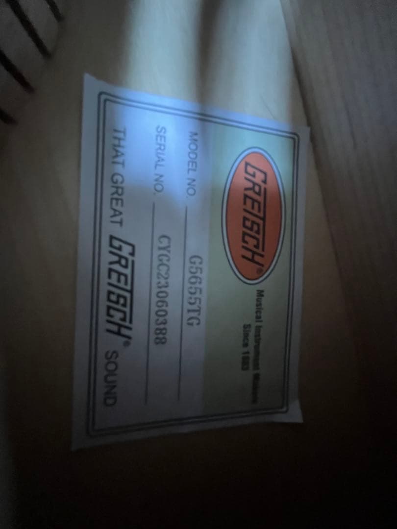 GRETSCH G5655TG オレンジエレキギター