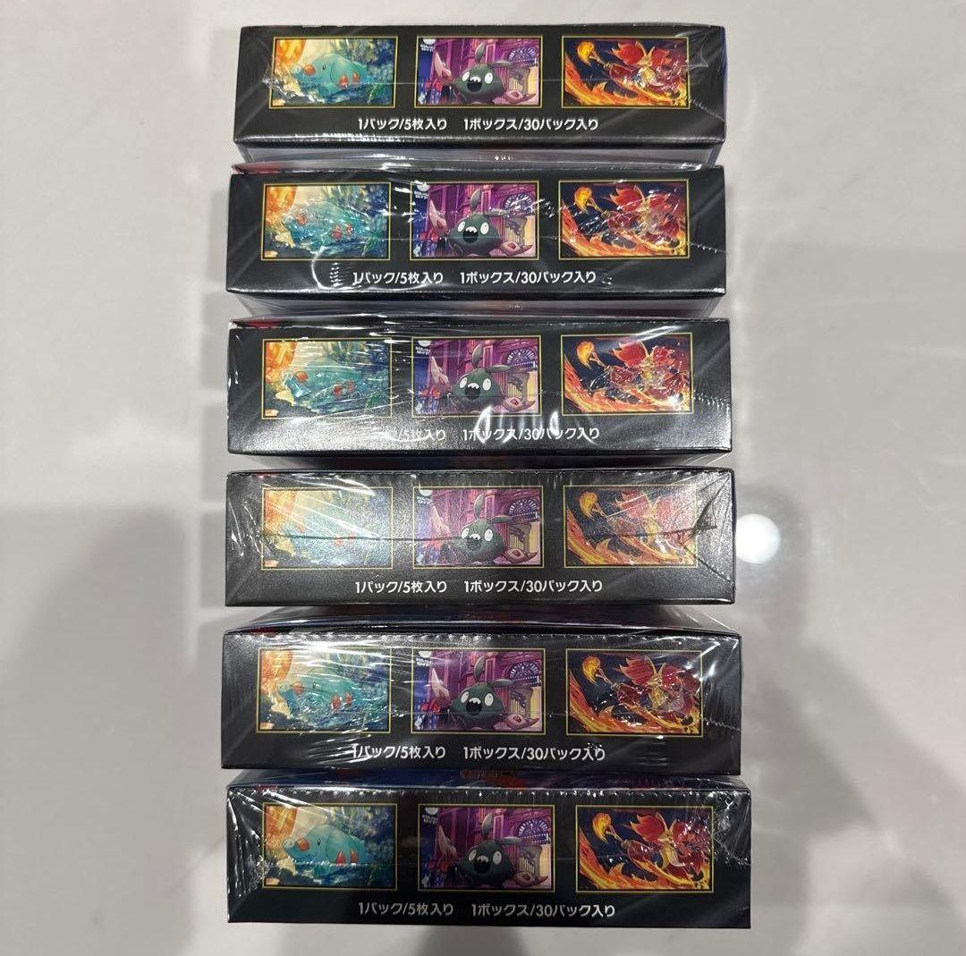 ポケモンカード　ニンジャスピナー　新品未開封シュリンク付き 6BOX