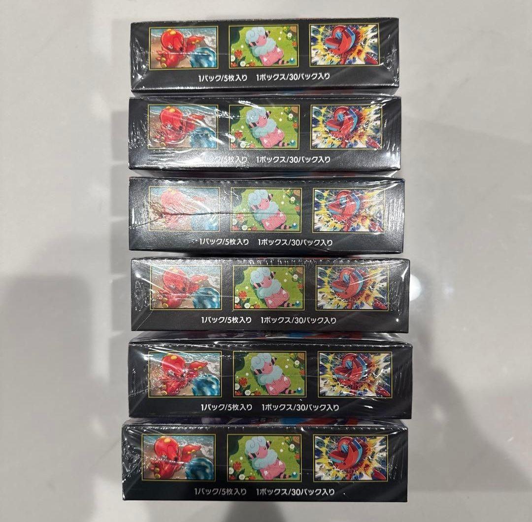 ポケモンカード　ニンジャスピナー　新品未開封シュリンク付き 6BOX