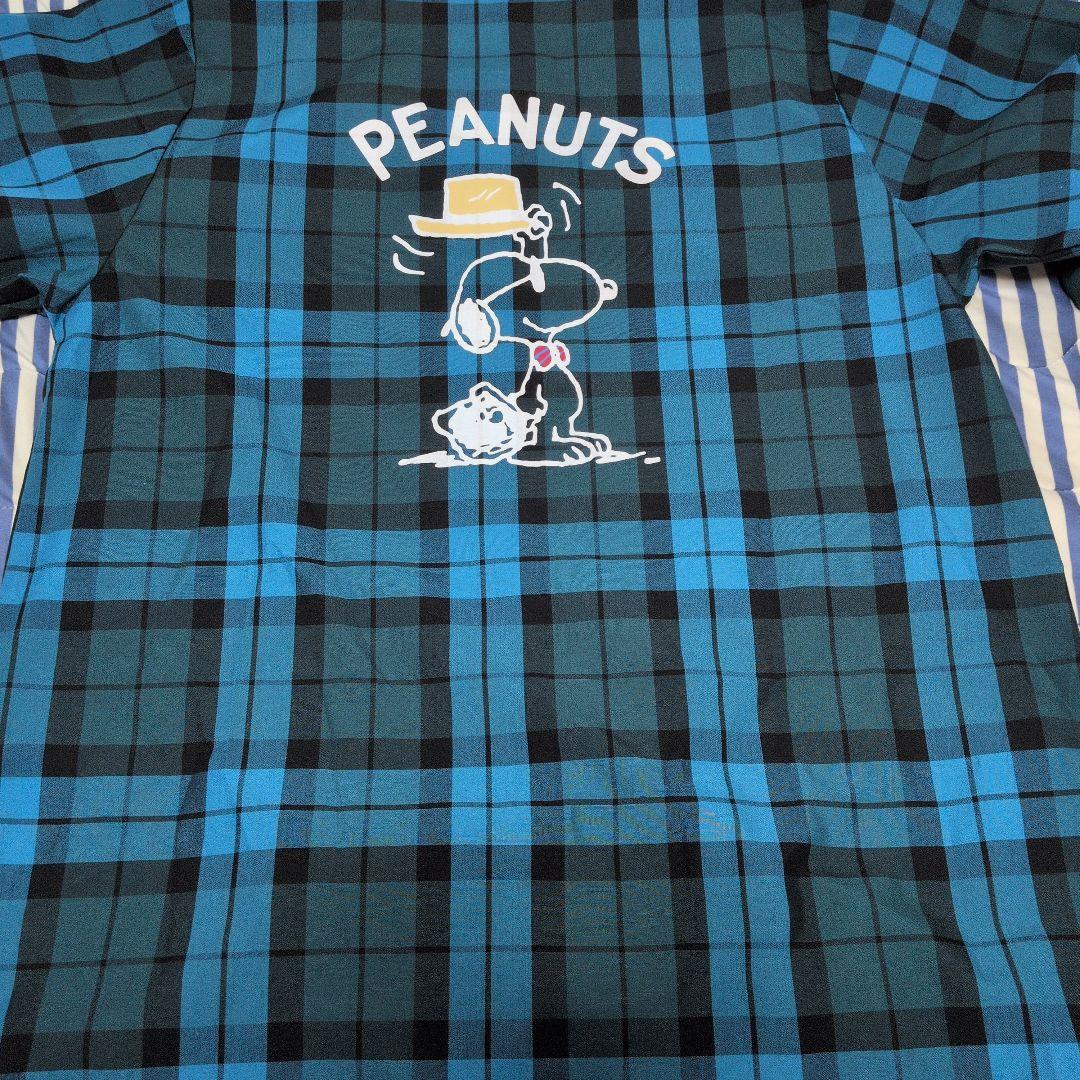 保育士スモック　スヌーピー 　　　　　　　　　 大きいサイズ