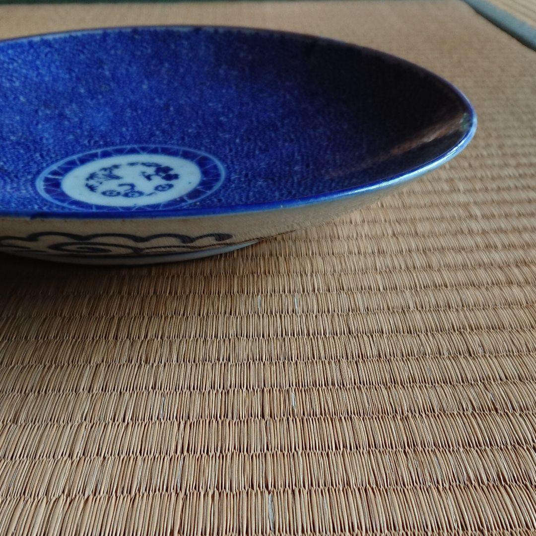 微塵唐草 古伊万里 大皿