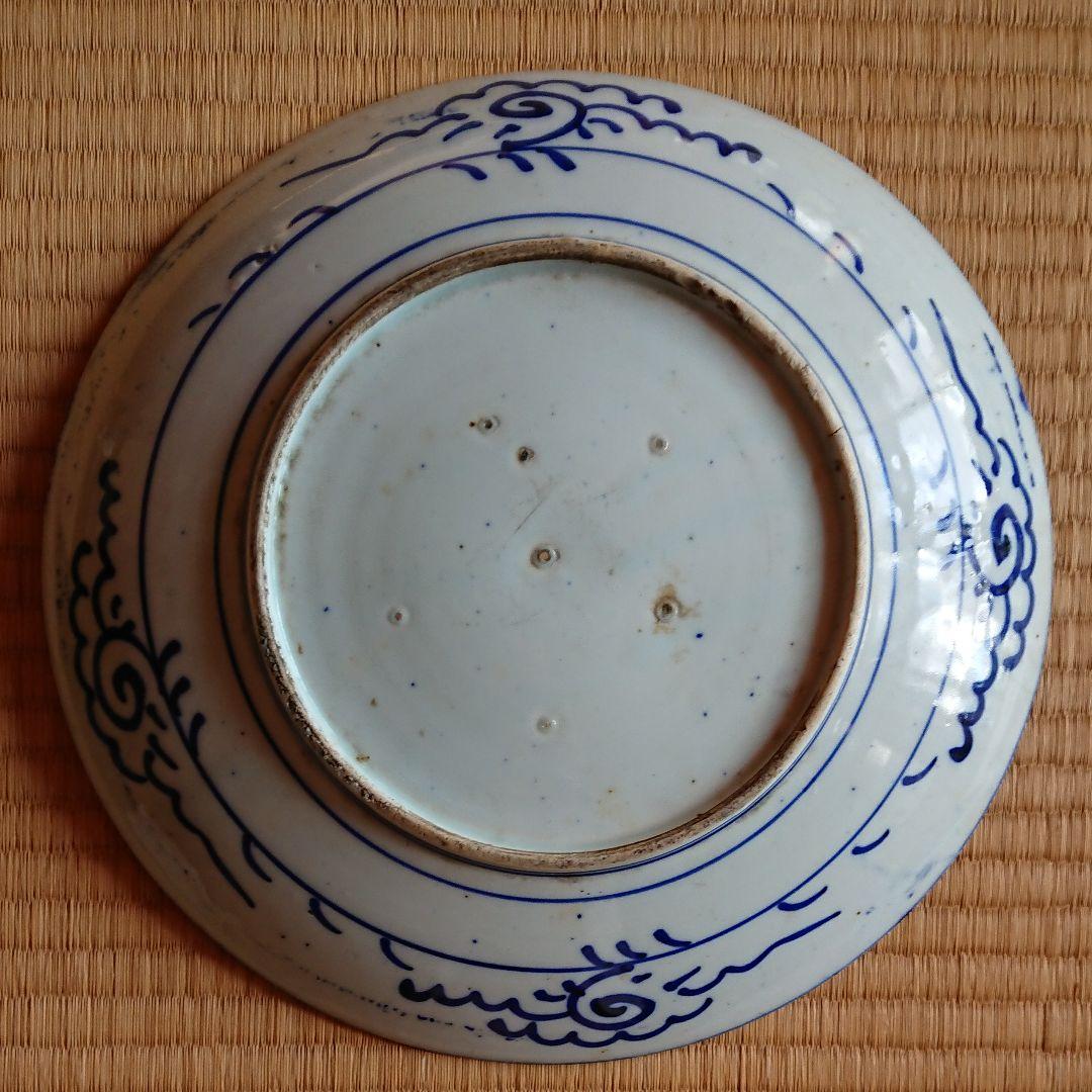 微塵唐草 古伊万里 大皿