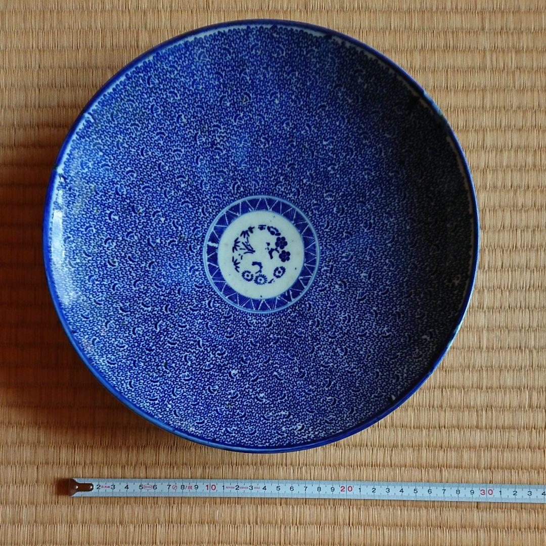 微塵唐草 古伊万里 大皿