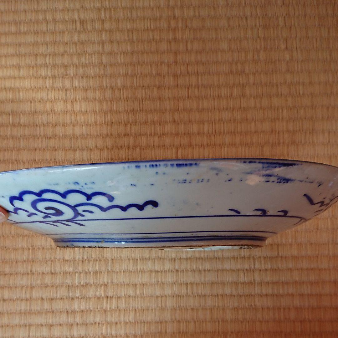 微塵唐草 古伊万里 大皿