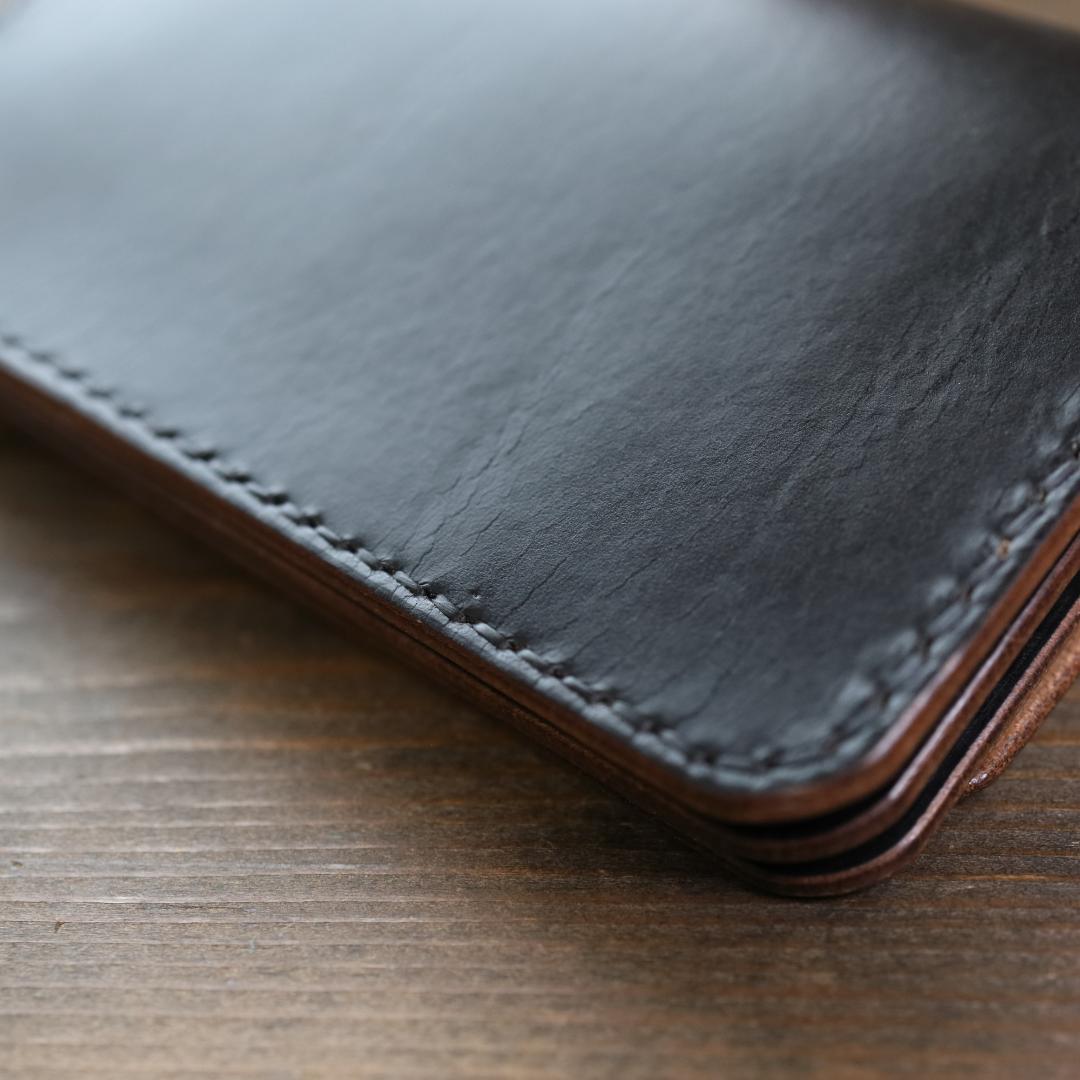 ミドルトラッカーウォレットNA001M　《HORWEEN社クロムエクセル 茶芯》