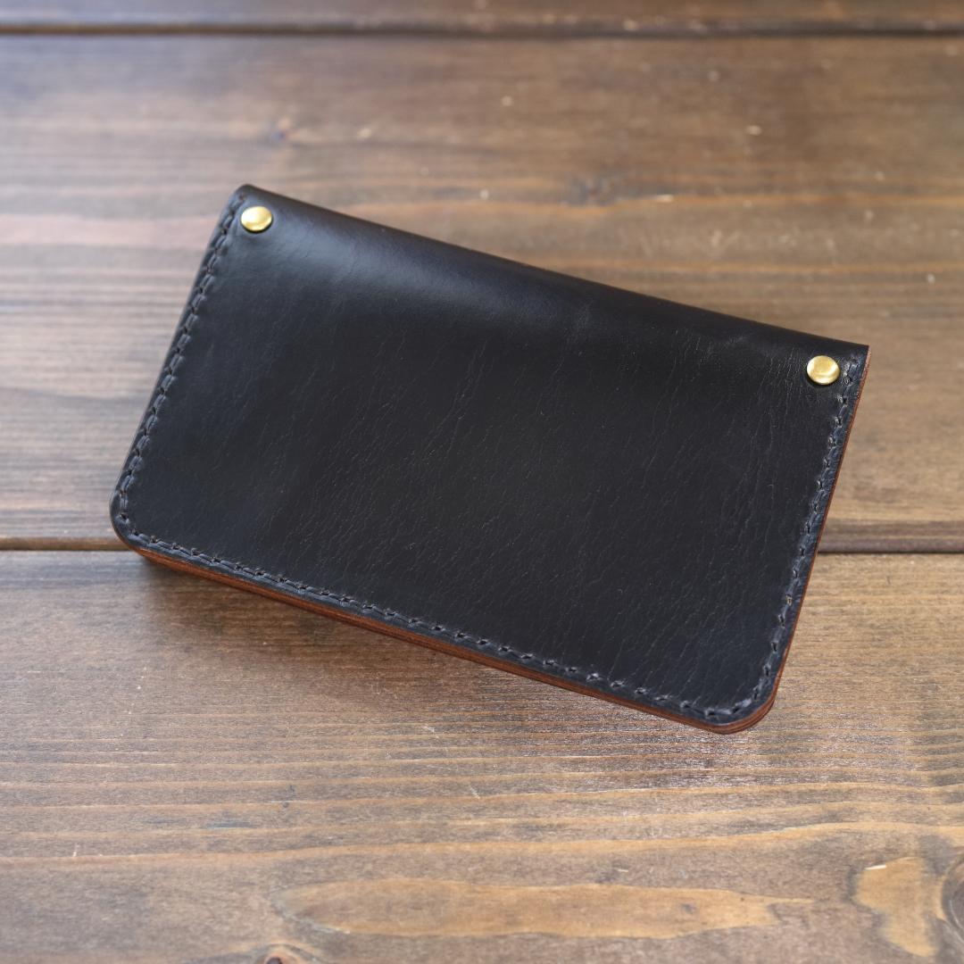 ミドルトラッカーウォレットNA001M　《HORWEEN社クロムエクセル 茶芯》