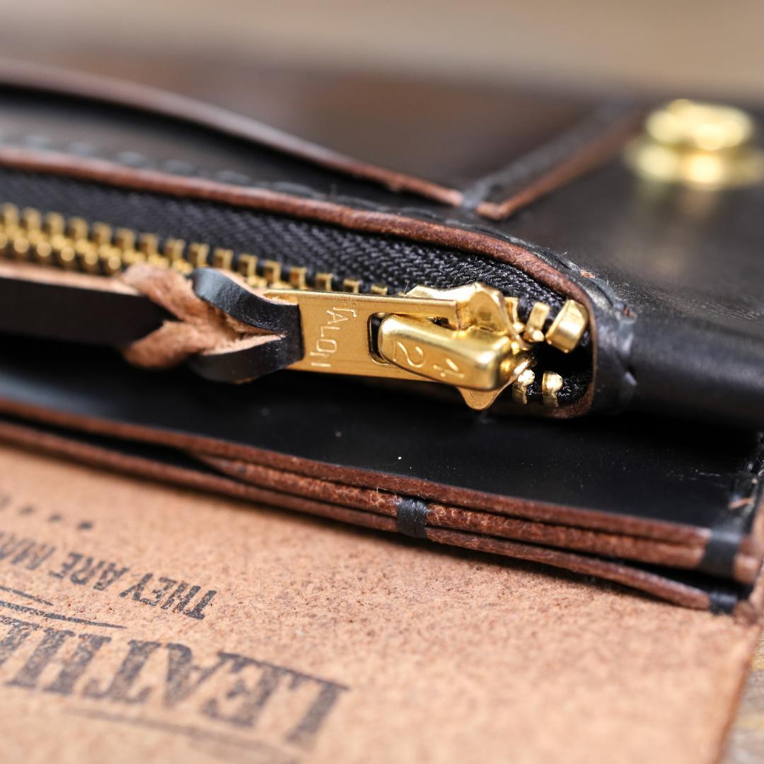 ミドルトラッカーウォレットNA001M　《HORWEEN社クロムエクセル 茶芯》