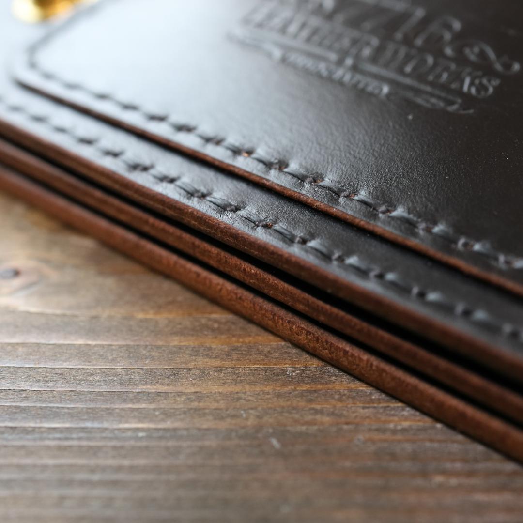 ミドルトラッカーウォレットNA001M　《HORWEEN社クロムエクセル 茶芯》