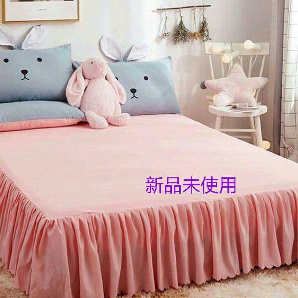 ダブル ベッド用品4点セット寝具 枕カバー掛け布団カバー ベッドパッv>