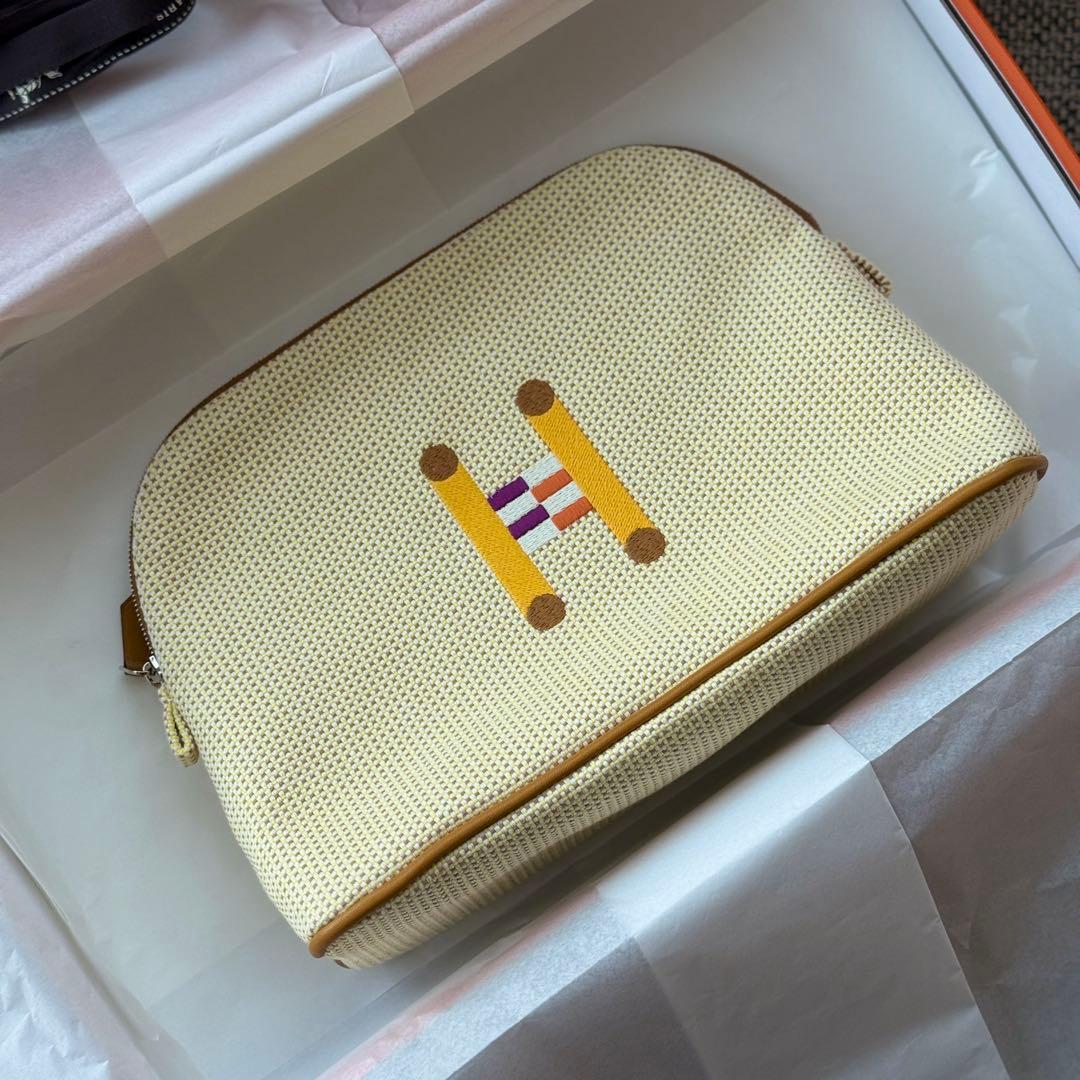 新品未使用★エルメス　ボリードポーチ 《クレイジーH》 MM