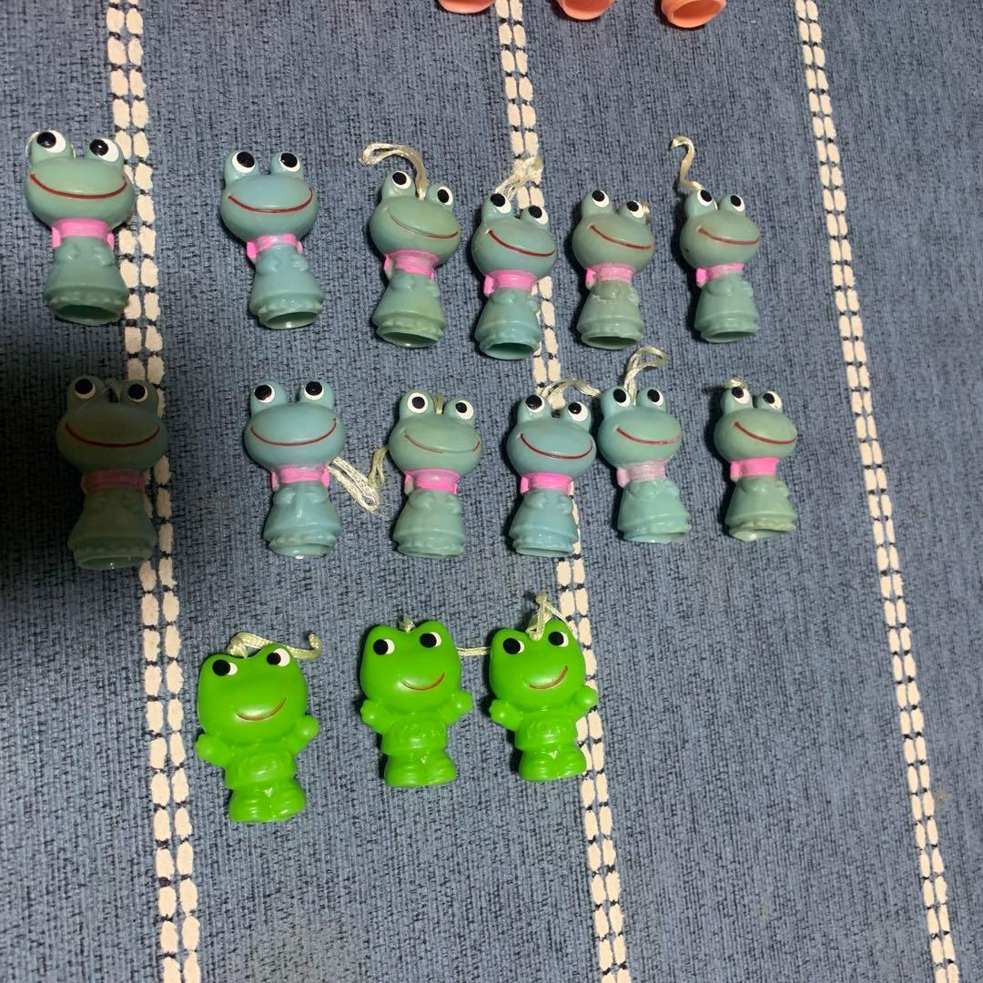 【127個】ケロちゃん　コロちゃん　レトロ　ソフビ　指人形　コルゲンコーワ