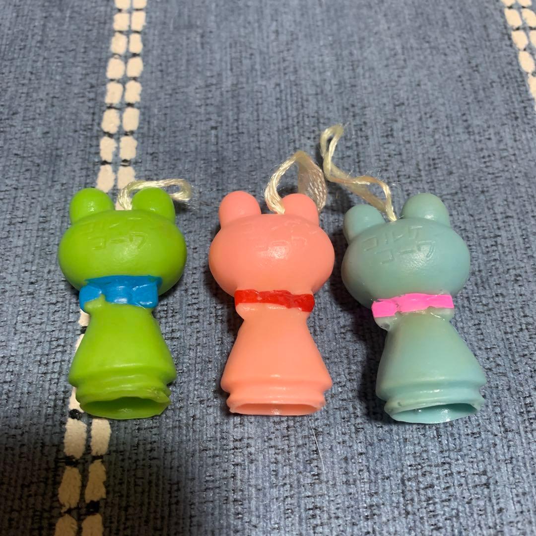 【127個】ケロちゃん　コロちゃん　レトロ　ソフビ　指人形　コルゲンコーワ