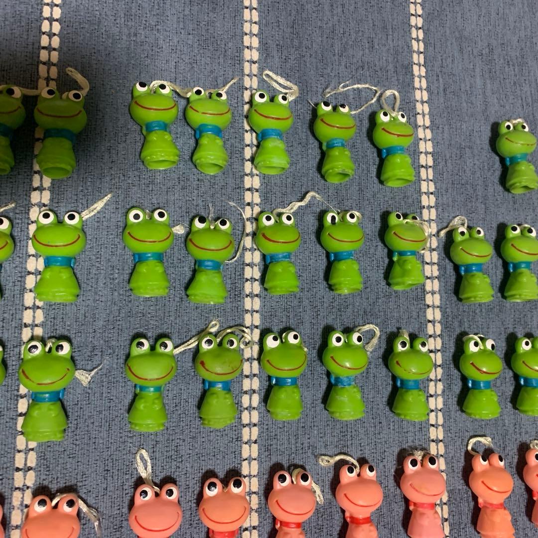 【127個】ケロちゃん　コロちゃん　レトロ　ソフビ　指人形　コルゲンコーワ