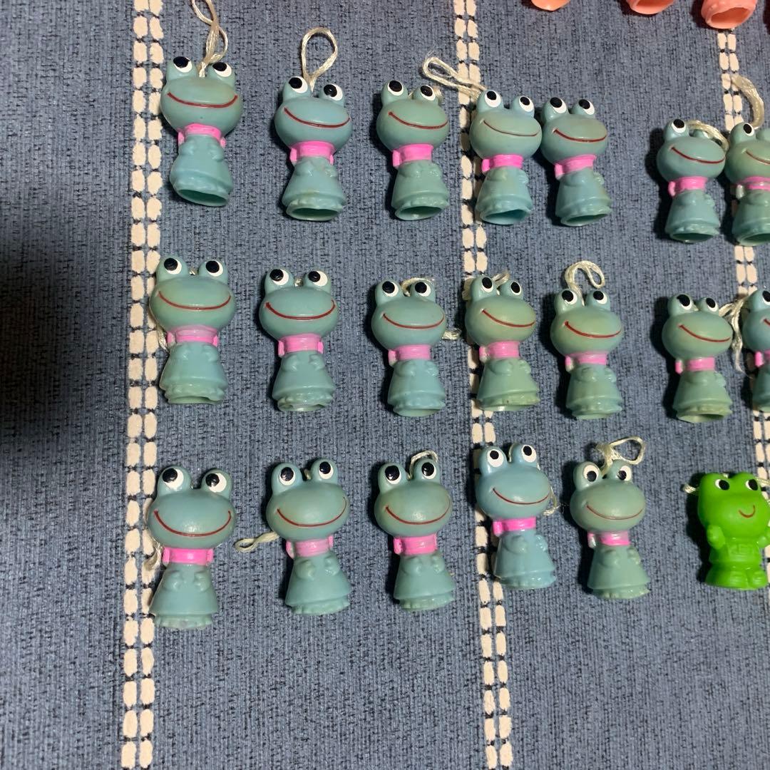 【127個】ケロちゃん　コロちゃん　レトロ　ソフビ　指人形　コルゲンコーワ