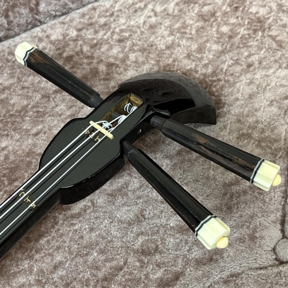 美品 沖縄 三線 初心者向け 人工皮革 ケース付