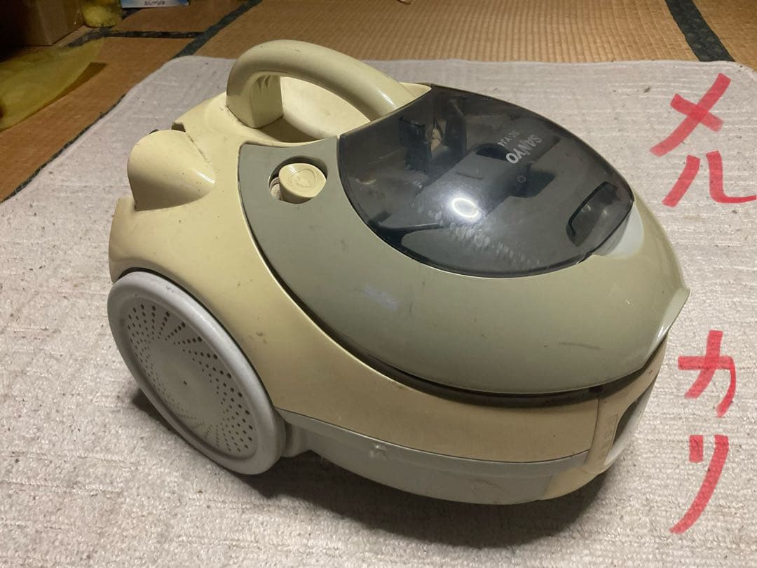 SANYO-SC-YJ4（H）。2009年式中古品掃除機【コード式　昭和レトロ】