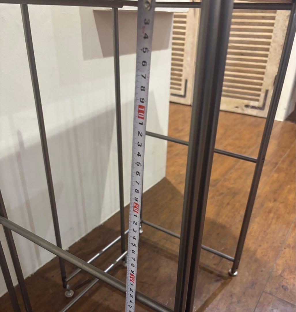 インダストリアル　メタルシェルフ　3段 グレー 組み立て式