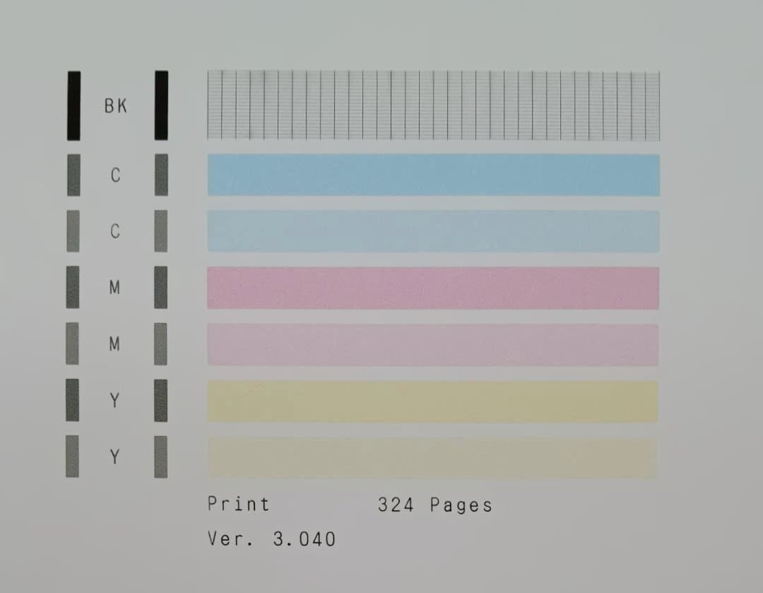 Canon A4 インクジェット複合機 G3390 ギガタンク 印刷324枚