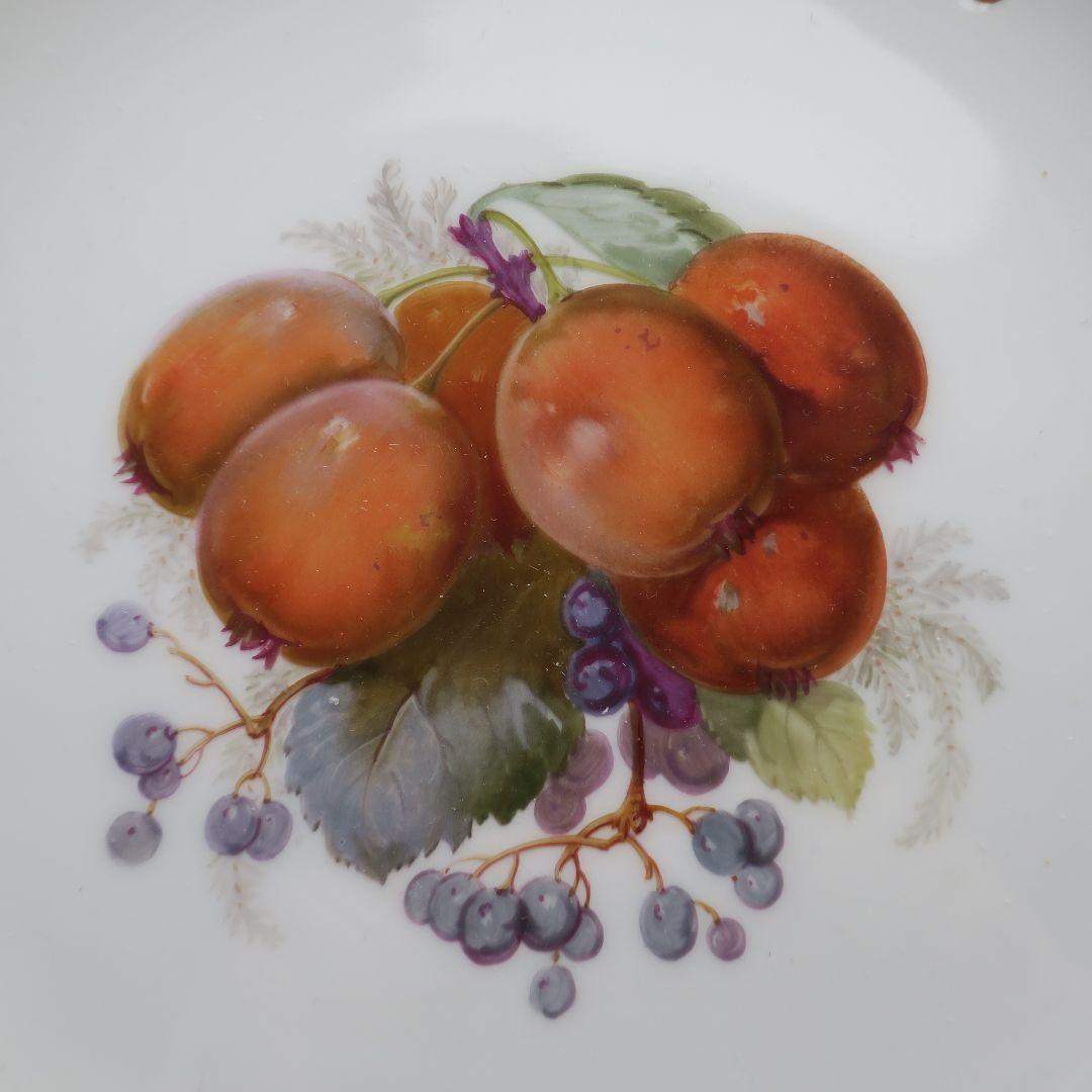 KPMのフルーツ皿（22cm）★1900年頃★送料込み