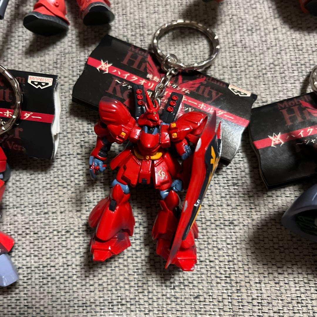 シャア専用モビルスーツ Ｖerハイクオリティキーホルダーセット