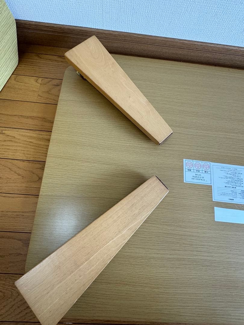 ニトリ木製テーブル　2台セット①