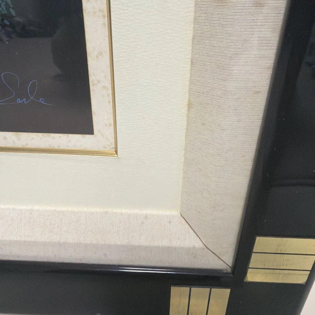 アイベンロール　オーシャンクリフ風景画 黒金フレーム　133cm×107cm