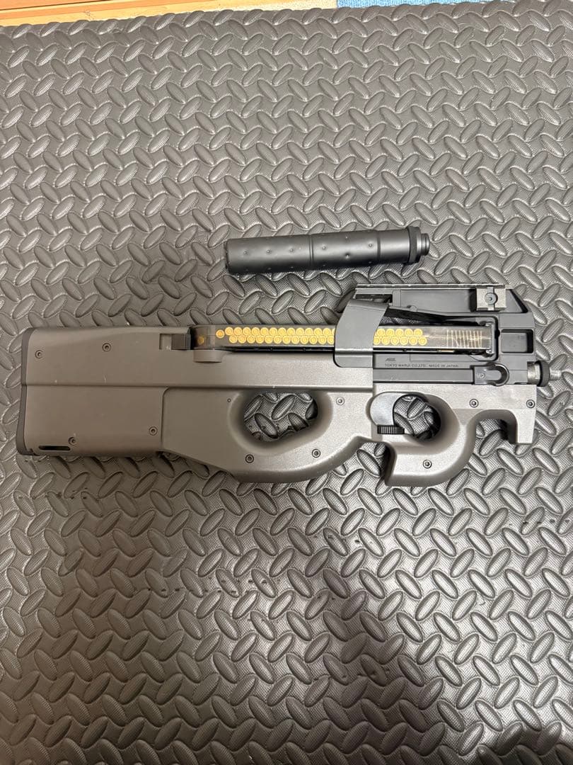 た*※様 東京マルイP90電動ガン サイレンサー付き ピカティニーレール