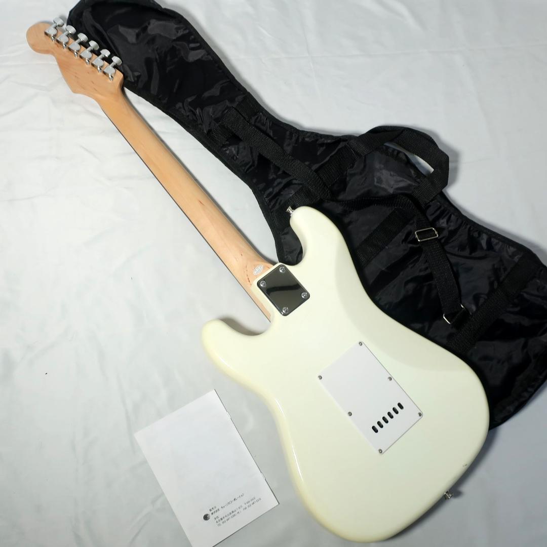 美品 SELDER エレキギター ストラトタイプ ケース付 オリンピックホワイト