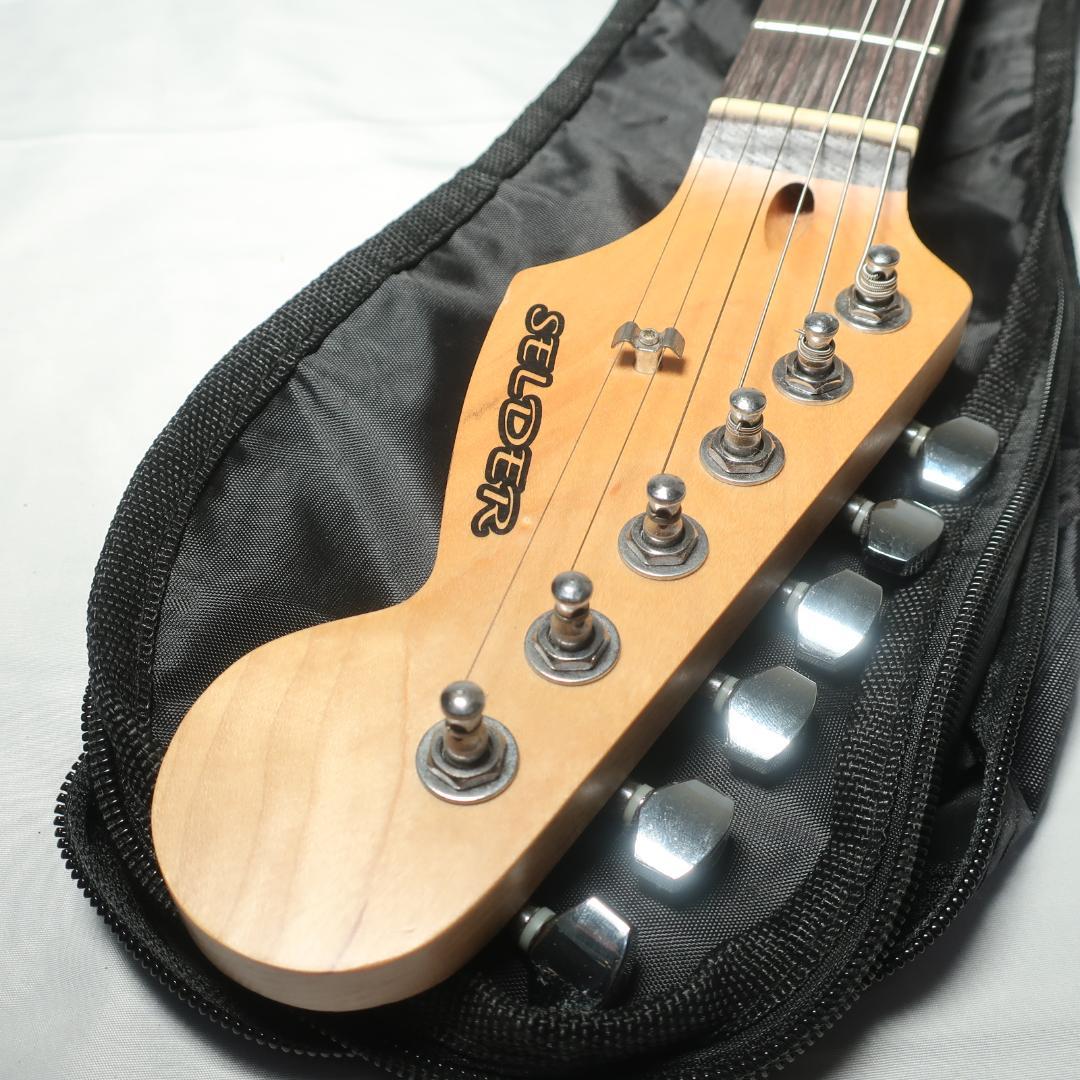 美品 SELDER エレキギター ストラトタイプ ケース付 オリンピックホワイト