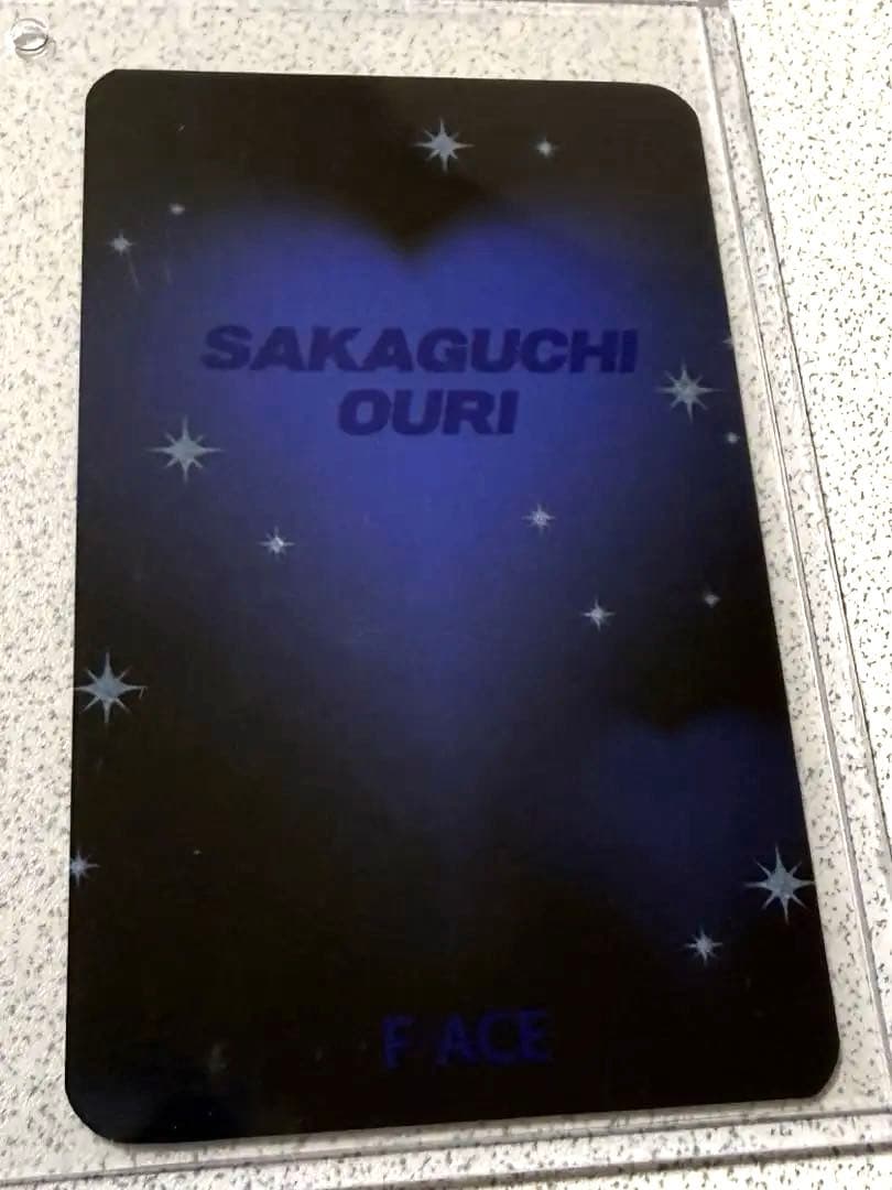 坂口桜利 韓国特装版 6巻 限定トレカ チェキ風フォトカード F/ACE