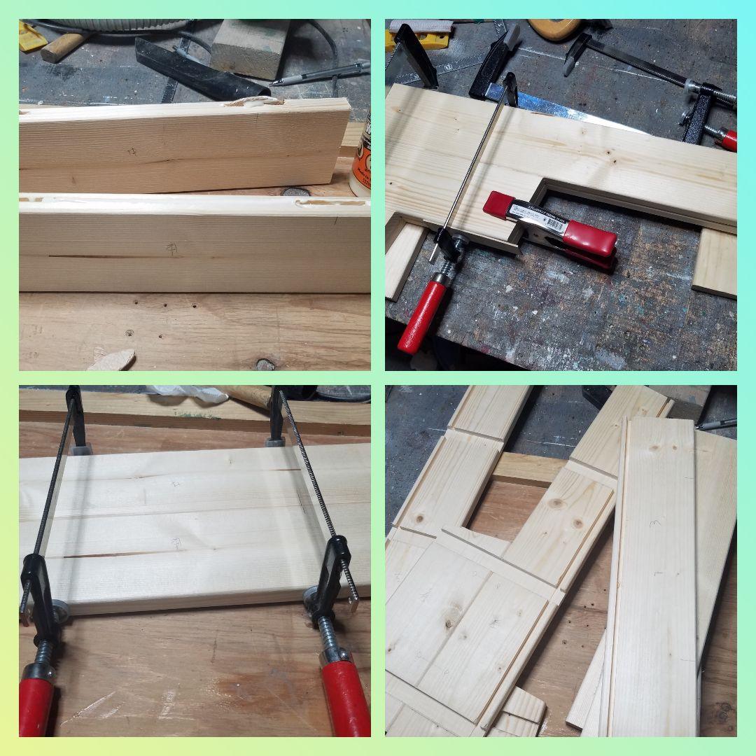 オーダー制作・屋根付き 3段ラック