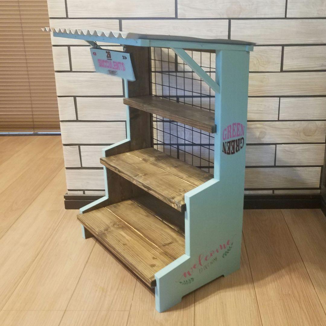 オーダー制作・屋根付き 3段ラック