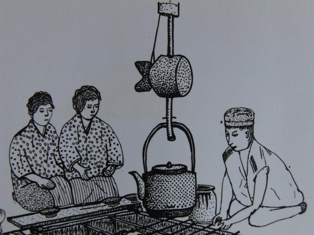 山下清、【いろり】、希少な額装用画集より、美品、日本人画家、新品額装付