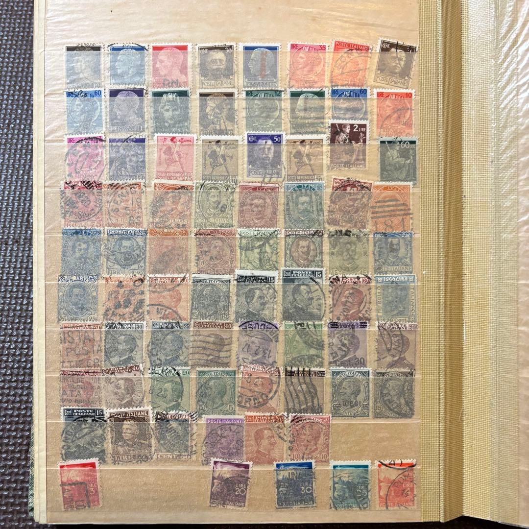 海外切手　使用済切手　まとめ　コレクションブック　20ページ