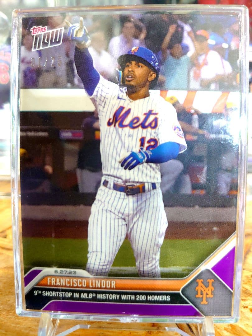 200HR達成記念1/25 フランシスコ・リンドーア topps now MLB