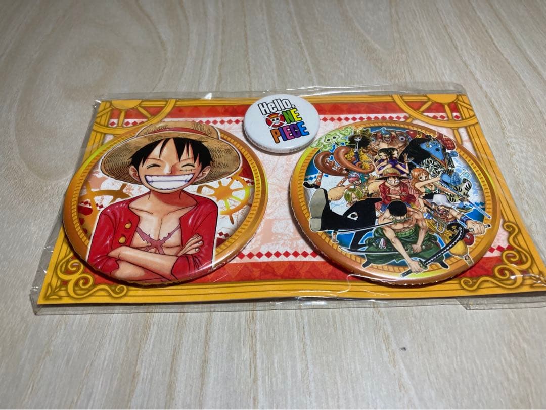 ワンピース　Hello ONE PIECE 缶バッジセット