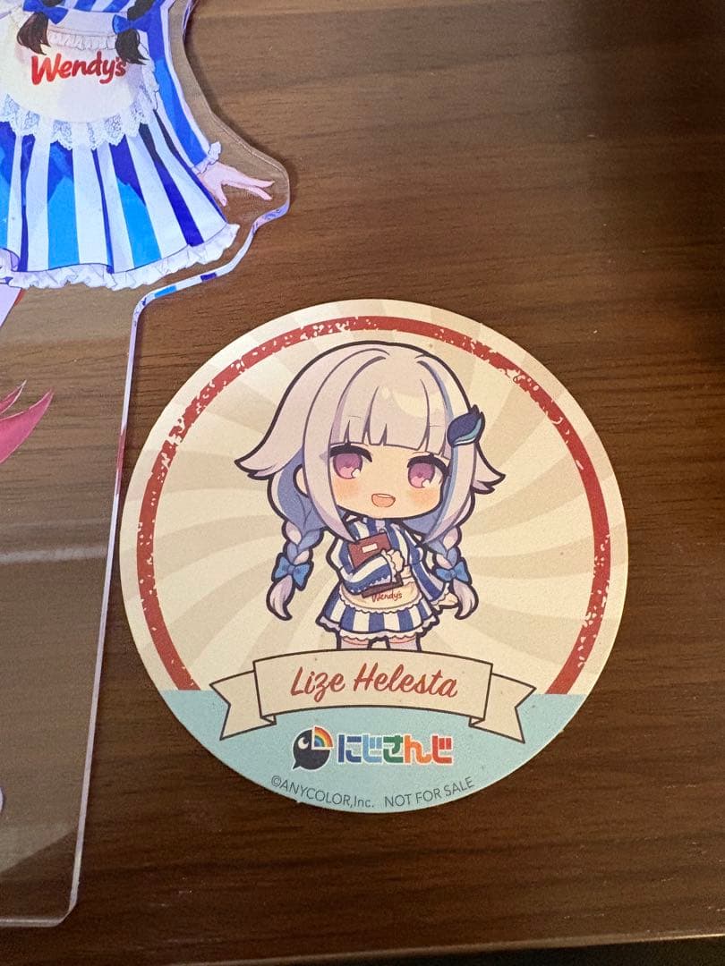 ウェンディーズ　にじさんじコラボ　ビッグアクリルスタンドセット