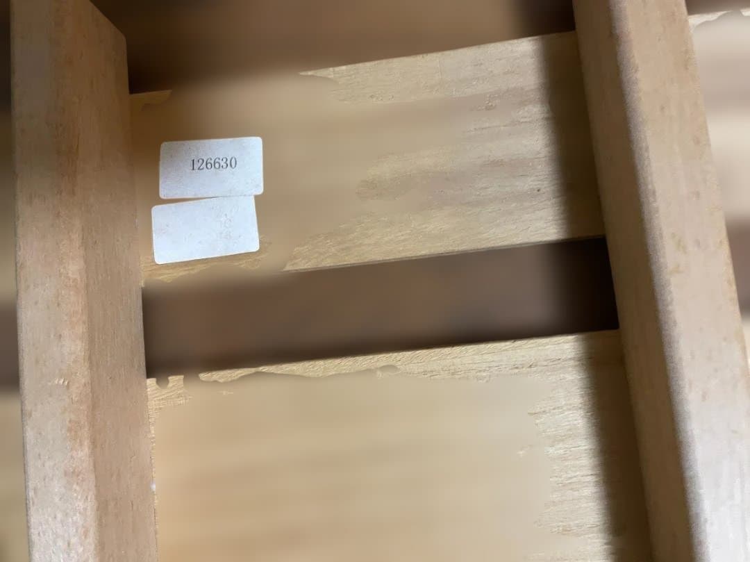 【廃盤希少 タモ材】無印良品 ベッドフレーム ダブル 収納3杯フルセット 送料込