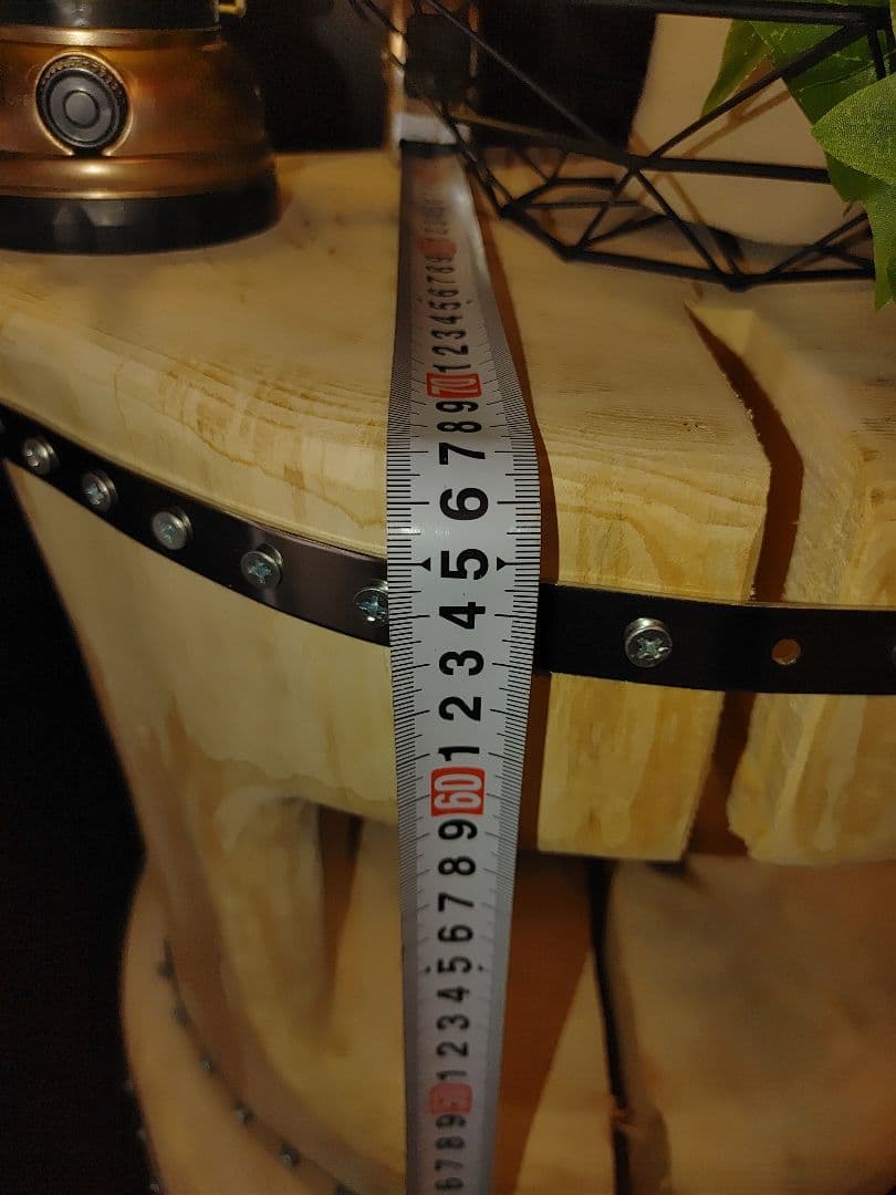 『限定価格』四国霊峰石鎚山産大型 天然ひのき ふたご 椅子 テーブル 花台①②