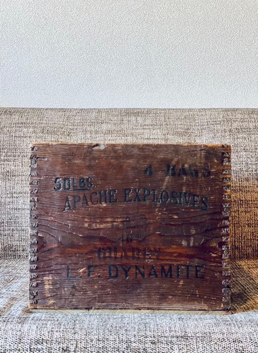 置物 vintage wood box 1980s