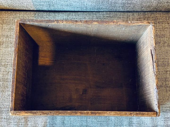 置物 vintage wood box 1980s