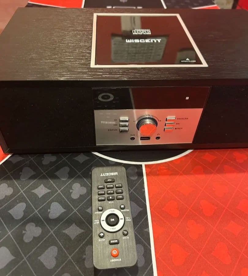 WISCENT CDデッキ リモコン付き