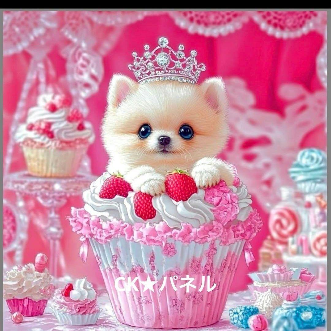 激レア女の子とチワワパネル生地ハンドメイド