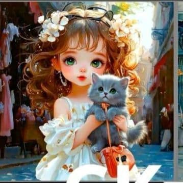 激レア女の子とチワワパネル生地ハンドメイド