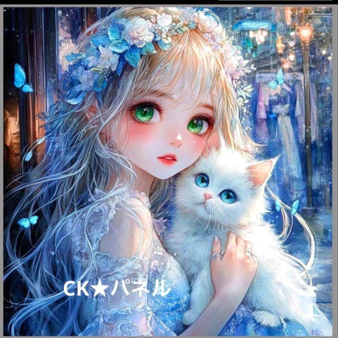 激レア女の子とチワワパネル生地ハンドメイド