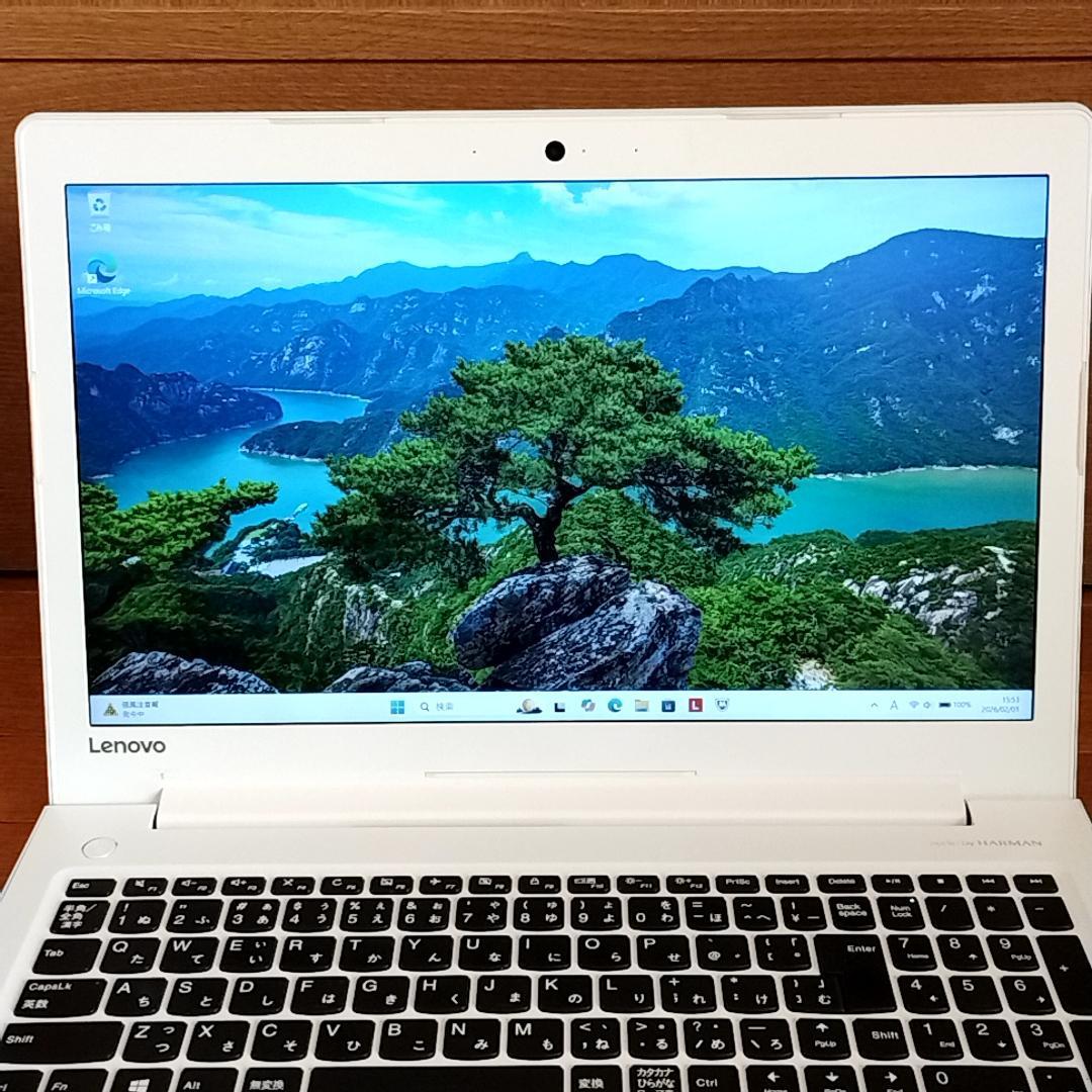 15インチLenovo/Core i3/12GB/SSD447GB/Win11