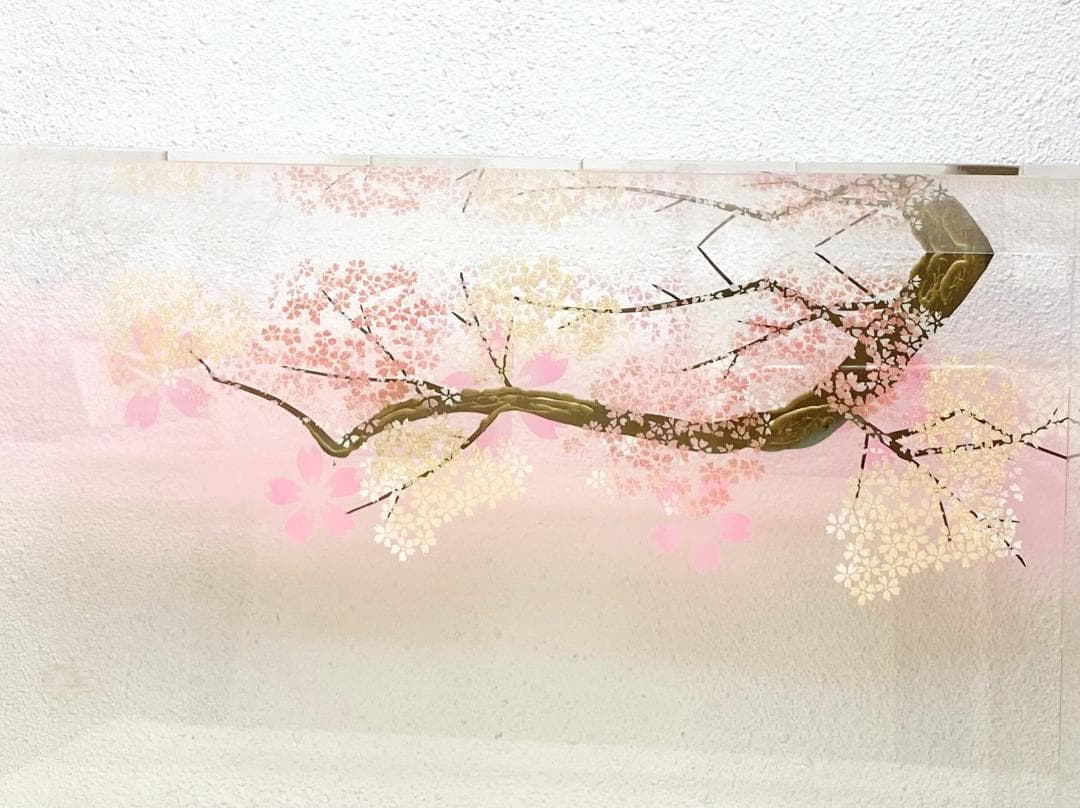 雛人形 飾り道具のみ アクリルカバー 桜／枝付ケースのみ (サンプル展示品)