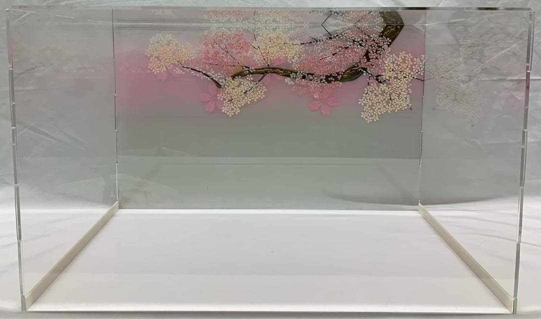 雛人形 飾り道具のみ アクリルカバー 桜／枝付ケースのみ (サンプル展示品)